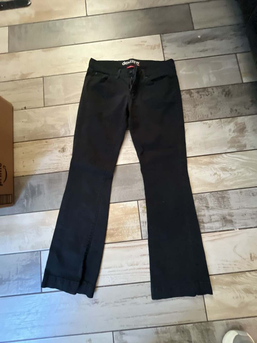 Denizen from Levi's Black Mid Rise Boot Cut Jeans